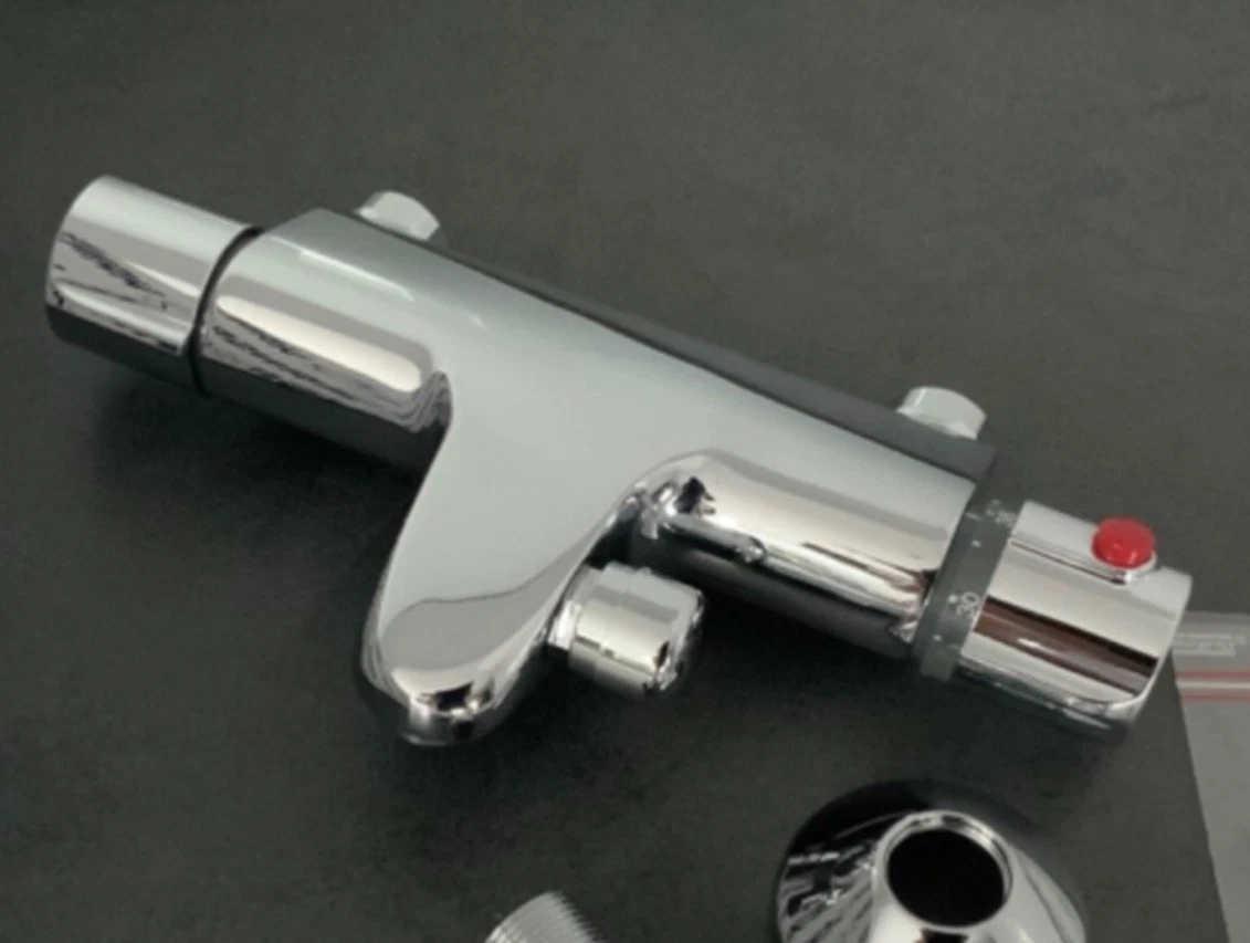 Rubinetto Termostatico Vasca Rubinetto Termostatico Per Vasca Da Bagno - Nero, Con Termostato Per Temperatura Costante Rubinetto Nero Ottone - Foto 10