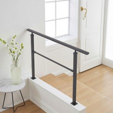 Outdoor Steps Carbon Steel Handrail Powder Coated Railings Safety for Stairs