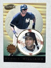 Bernie Williams 1999 Pacific Invincible Card #104 OPENING DAY #14/69  NY Yankees