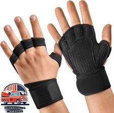 Guantes Acolchados Para Gimnasio, Guantes Para Levantamiento De Pesas US NUEVO