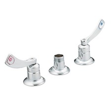 MOEN 8229 Commercial M-Dura Widespread Kitchen Faucet without Spout in Chrome