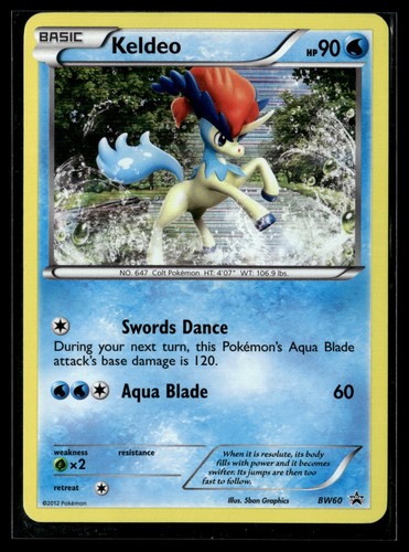 Pokemon TCG Black and White Promos #BW60 Keldeo HS Holo