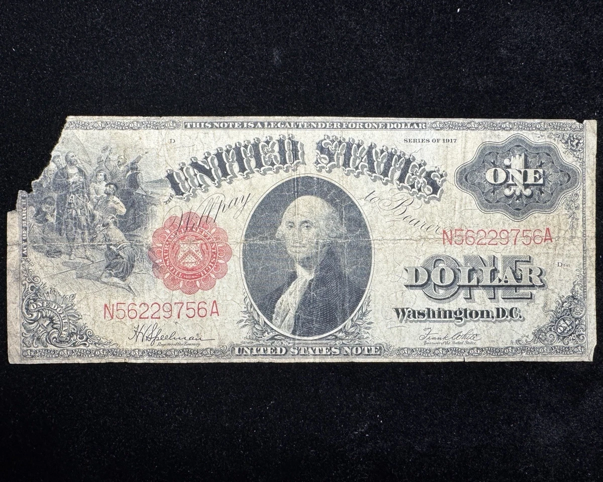 Circulated $1 1917 Year United States Large Size Notes for sale | eBay