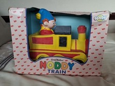 NODDY BENDY TOY TRAIN and CAR VINTAGE RUBBER FOAM PRICE IS FOR BOTH