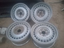 Set 4 Unfinished chrome Centra Mercedes 16 x 7" Rims Wheels W126 R107