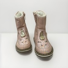 Cat  Jack Toddler Excellent Girl Boots Size 5 Pink Unicorn Glitter Winter Boots