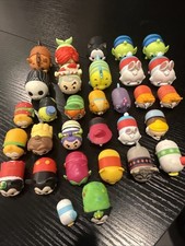 Disney TSUM TSUM Vinyl Figure Lot No Duplicates, 3 Sizes, Mini, 31 Characters