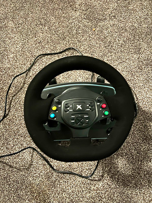PXN V9 Racing Wheel w/ Pedals & Gear Shifter Wired USB for PC, Black