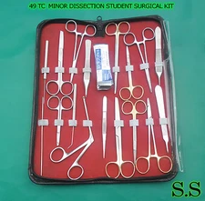  49 PC TC O.R GRADE MINOR DISSECTION STUDENT SURGICAL KIT