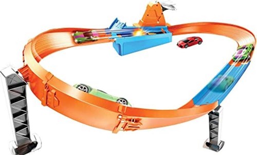 Hot Wheels Toy Car Track Set Drag Strip Champion with 1:64 Assorted Styles - Picture 19 of 38