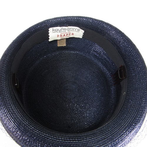 Hat Women's Pill Box Hat with Netting and Hat Box - Picture 10 of 11