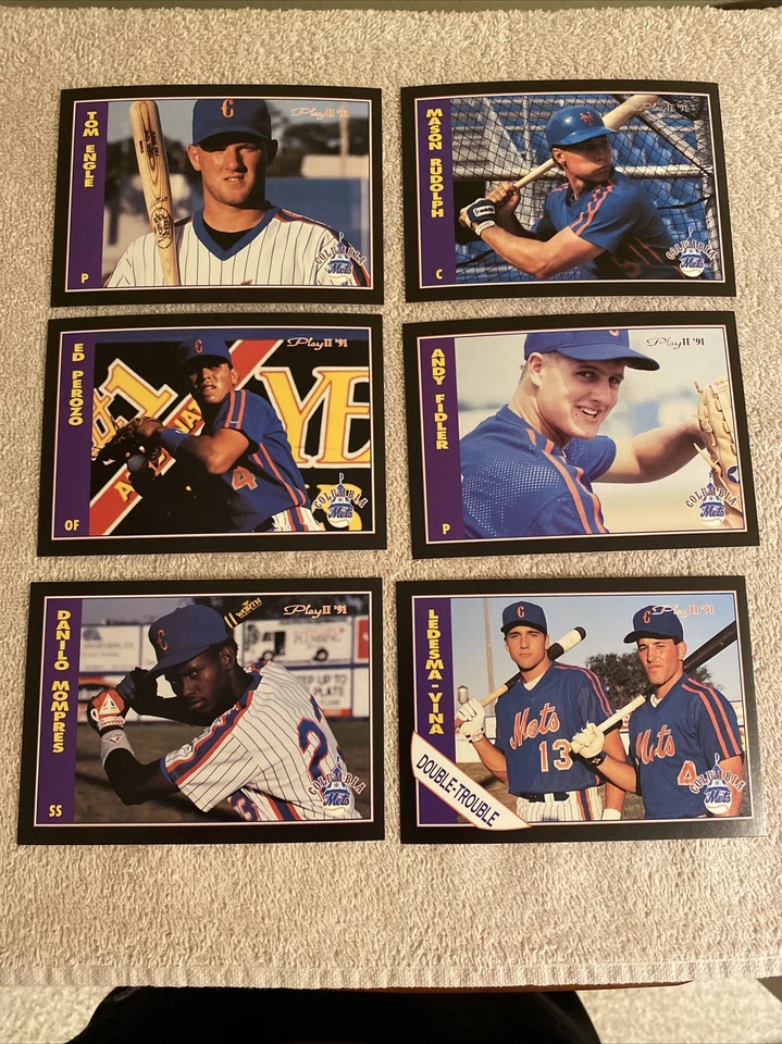 1991 Play II Columbia Mets Team Issued Postcards - Pick your card - Image 4 of 4