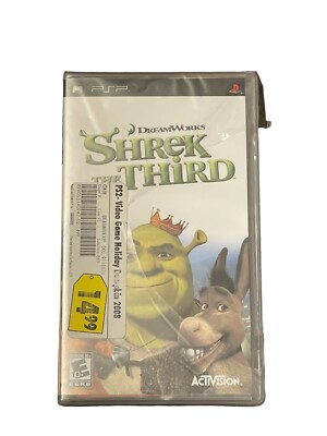 Brand New, Authentic, And Sealed Shrek the Third Video Game For Sony PSP (2007)