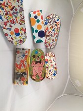 Vintage Noisemakers x6 US Metal Party New Year's Halloween Clicker Toys