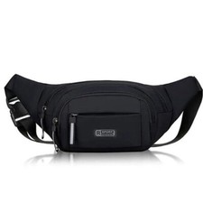 Men Waist Bum Bag Unisex Fanny Pack Travel Camping Holiday Money Belt Pouch UK