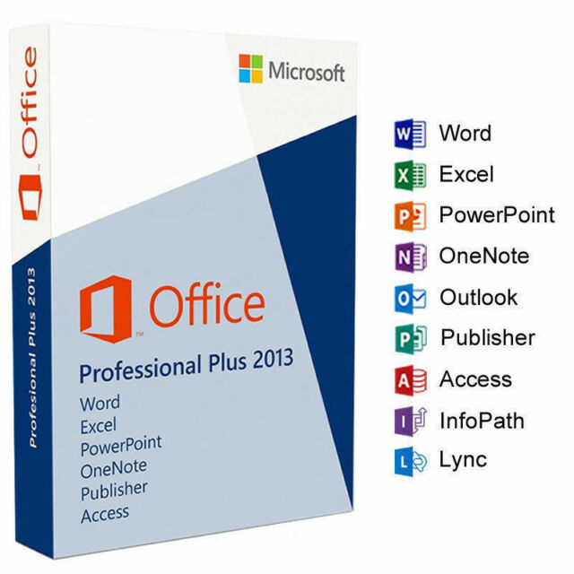 Microsoft Office 2013 Professional Plus 32bit & 64bit for Windows