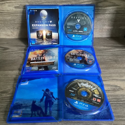 3 PS4 PlayStation Games Destiny Battlefield Fallout 4 Action Fighting Bundle Lot - Picture 8 of 12