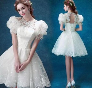 short tutu wedding dress