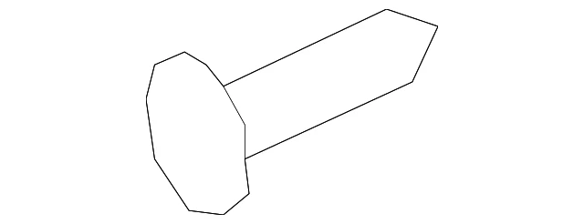 Genuine Hyundai Fender Liner Screw 12493-06207-B | eBay