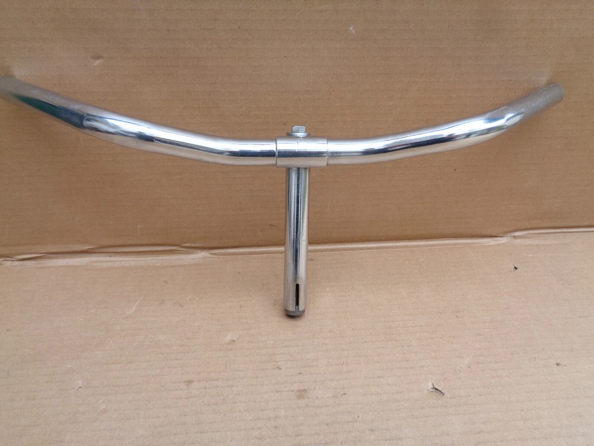 Guidon Vélo Ville Vintage 48cm - Acier Chromé - Style Porteu 9,90