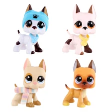 4lot LPS Great Dane Set Dog 577 244 1647 750 Cute Toy Kid Girl Boy Gift Toys