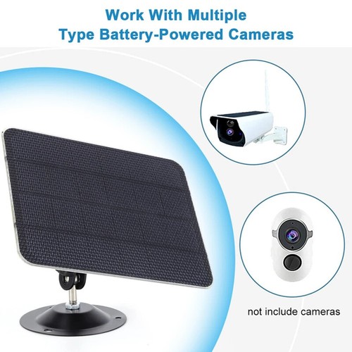 Solarpanel für Überwachungskamera Aussen DC 5V Outdoor Akku Kamera mit Micro USB - Bild 11 von 23