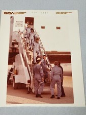 NASA Carta Roja Discovery Mission Raro Kodak Foto Escaleras
