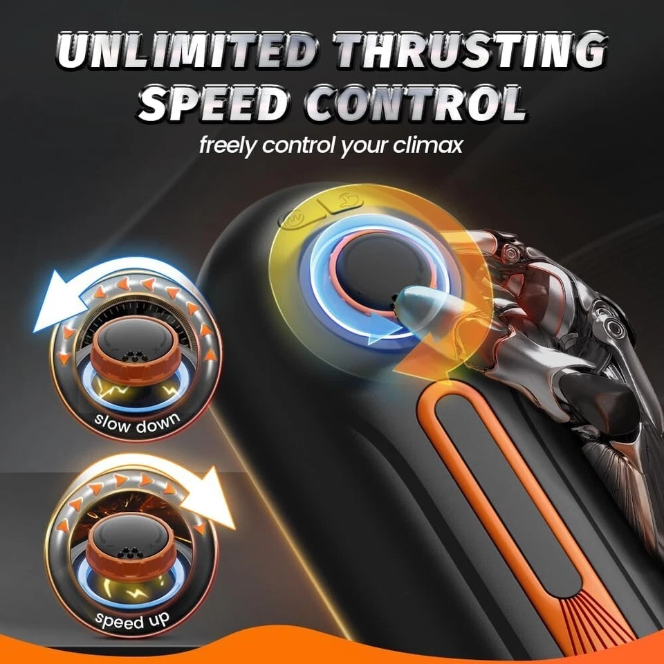 Masturbadores Automático Manos Libres Masculino Telescópico Empuje Taza Stroker Hombres Juguete Sexual Foto 4 de 4