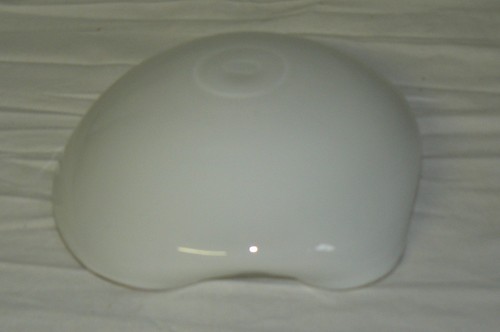 MURANO large empty opaline pocket, 22 cm, 1.3 kg double layer - Picture 3 of 5