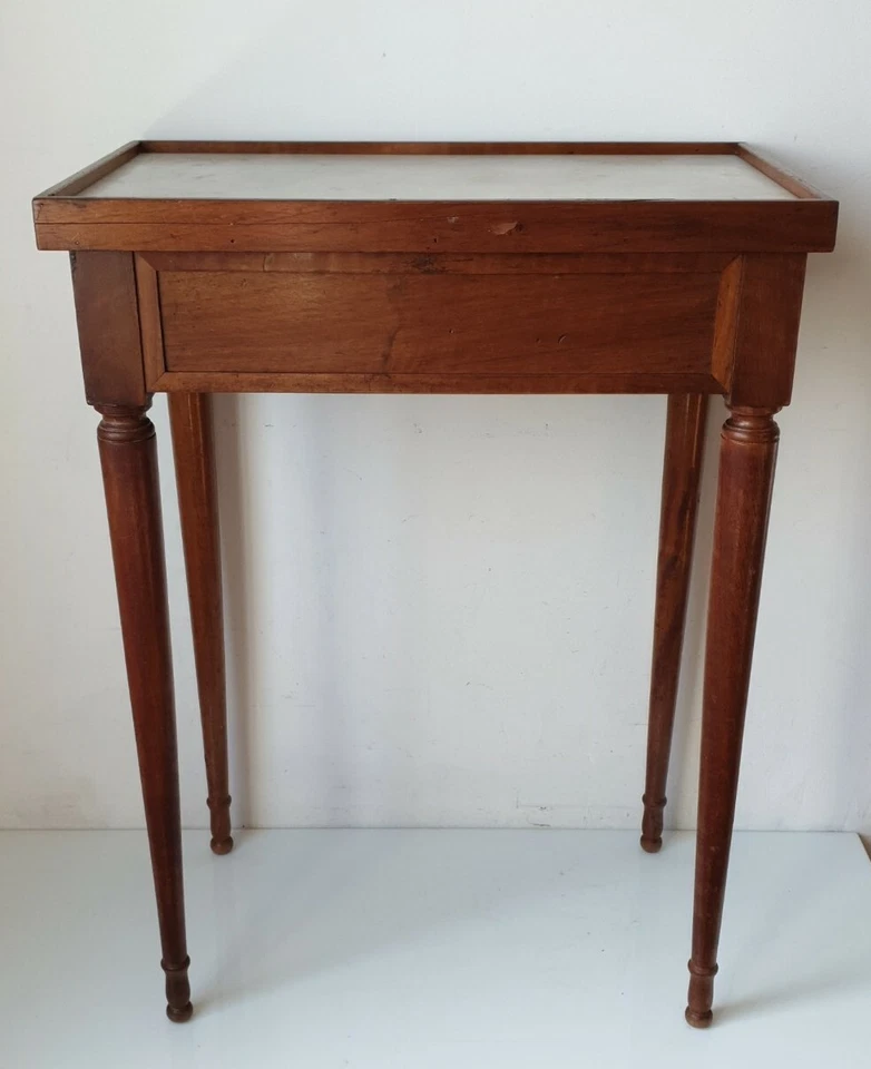 gueridon table bouillotte chevet jeu service restauration empire napoleon - Photo 3/4