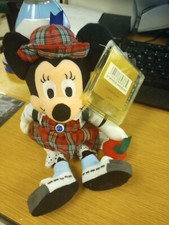 Minnie Mouse Disney Store September Sapphire Birthstone 10" Bean Bag Plush