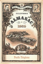 Telephone Almanac, Bell System 1959 ORIGINAL