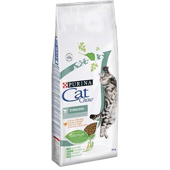 7613032233396 Purina CAT CHOW STERILISED Katzen-Trockenfutter 1,5 kg Adult Huhn 