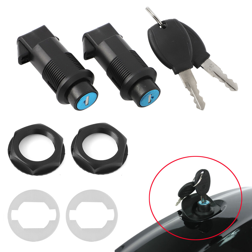 RS Hard Saddle Bag Lock Set With 2 Keys Universal RS Motorcycle Hard Saddlebags