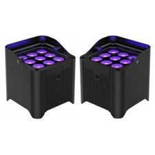 CHAUVET FREEDOM PAR H9 IP Wireless D-Fi Rechargeable 9 LED Indoor/Outdoor Pair