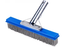 10" Swimming Pool Stainless Steel Algae Brush