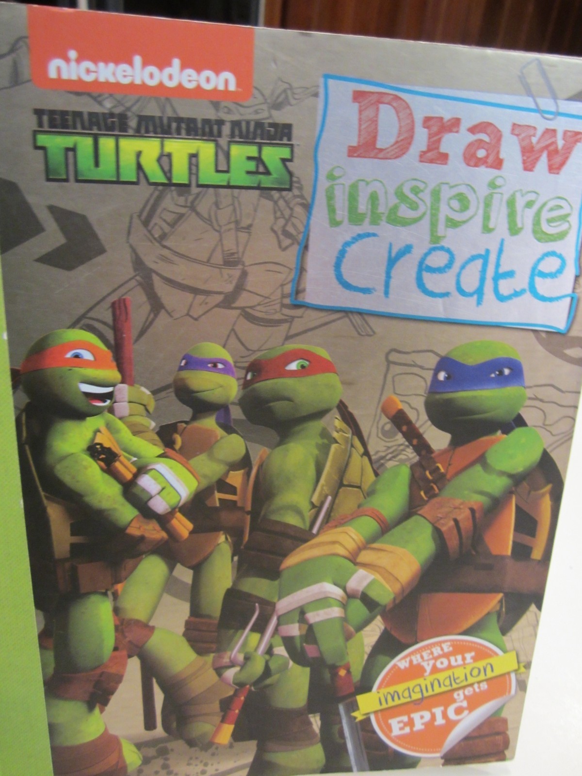 Teenage Mutant Ninja Turtles Draw Inspire Create Paperback Sketchbook ...
