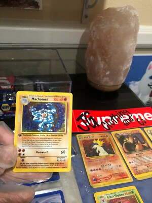 1st Edition Holo German Machamp Pokemon Card | eBay