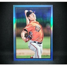 D.L. (DL) Hall  - 2020 Bowman Heritage Chrome BLUE REFRACTOR ( #SN /99 )