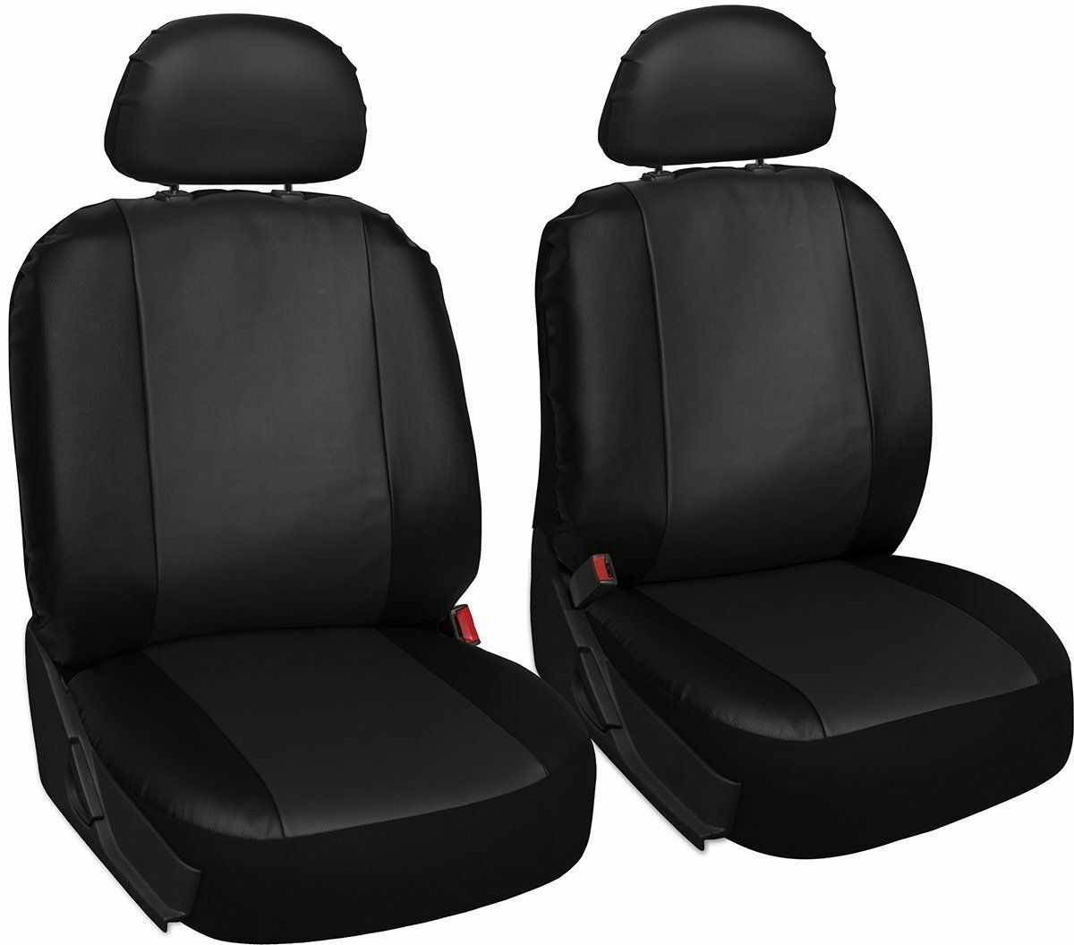 For PEUGEOT 308 SW Leather Look MAYFAIR Black FRONT Car Seat