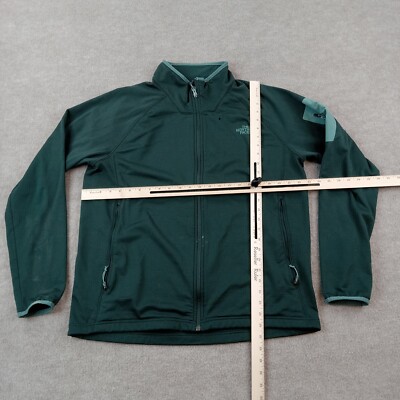 The North Face Jacket Mens Extra Large XL Green Full Zip Stretch