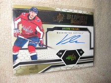 2018-19 JAKUB VRANA UD SPX SUPER SCRIPTS AUTO #SS-VR WASHINGTON CAPITALS mint
