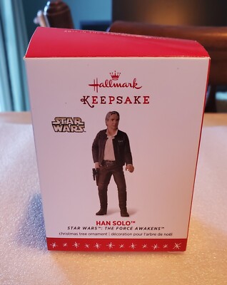 NEW HALLMARK 2016 HANS SOLO STAR WARS ''THE FORCE AWAKENS'' 20TH IN SERIES
