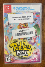 Rabbids Party of Legends Brand New Sealed Ful...