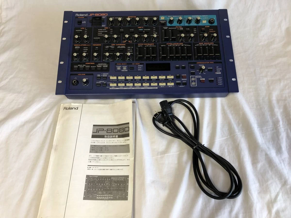 Roland JP-8080 Analog Modeling Synthesizer Module 100-240V Working