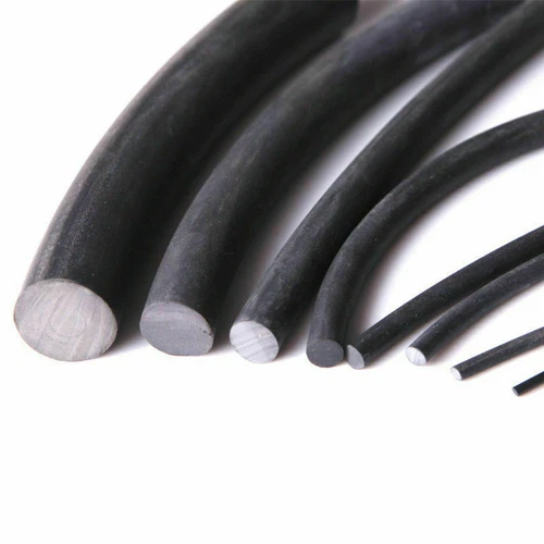 Black Solid Nitrile Rubber Cord O Ring Strip Anti Oil Seal Gasket Dia 1 to 30mm