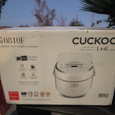 CUCKOO CR-0810F | 8-Cup (Uncooked) Micom Rice Cooker, 9 Menu Options: White Rice