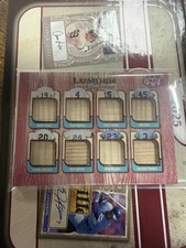 2025 Leaf Lumber Brewers 8 Piece Game-Used Bat - Yount, Molitor, Cooper + /4