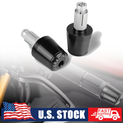 7/8'' Motorcycle Handle Handlebar Grips Bar End Cap Plugs Slider CNC Aluminum