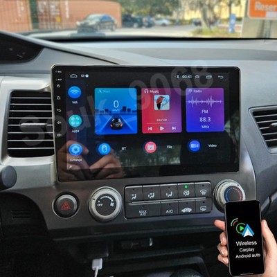 2G+64GB CarPlay Android 15.0 Car Stereo Radio GPS RDS For Honda Civic 06-2011